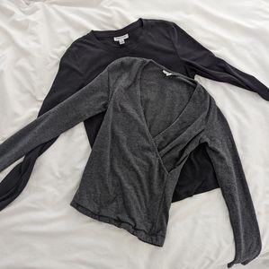 2 Frank & Oak Basic Long Sleeves